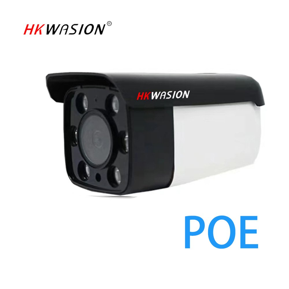 HKWASION 5MP HD PoE IP Camera Outdoor Security Camera with Night Vision, Audio, IP66 Waterproof cctv camera APP SeeEasy