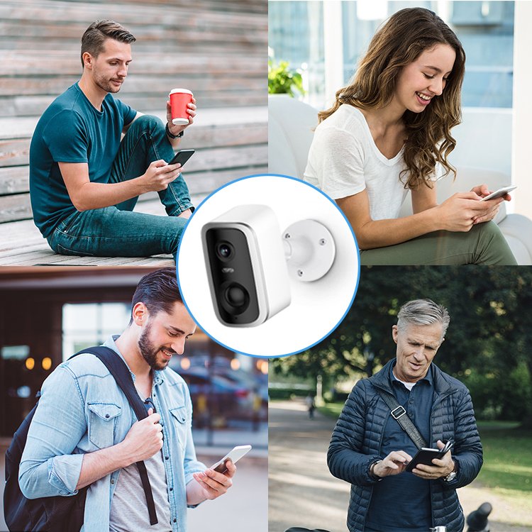 HD 4MP Battery WIFI Wifi Cctv Camera
