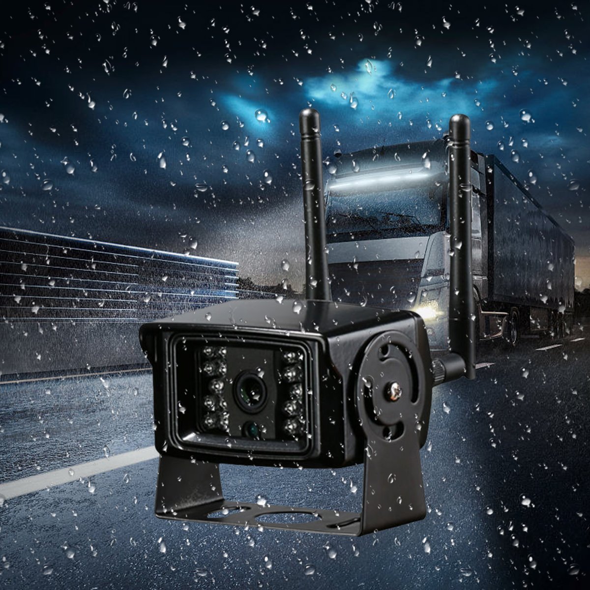 4G WIFI Wireless Camera Monitor System Car Bus truck Waterproof HD IP68 Rearview Front View Vehicle for semi truck camera system
