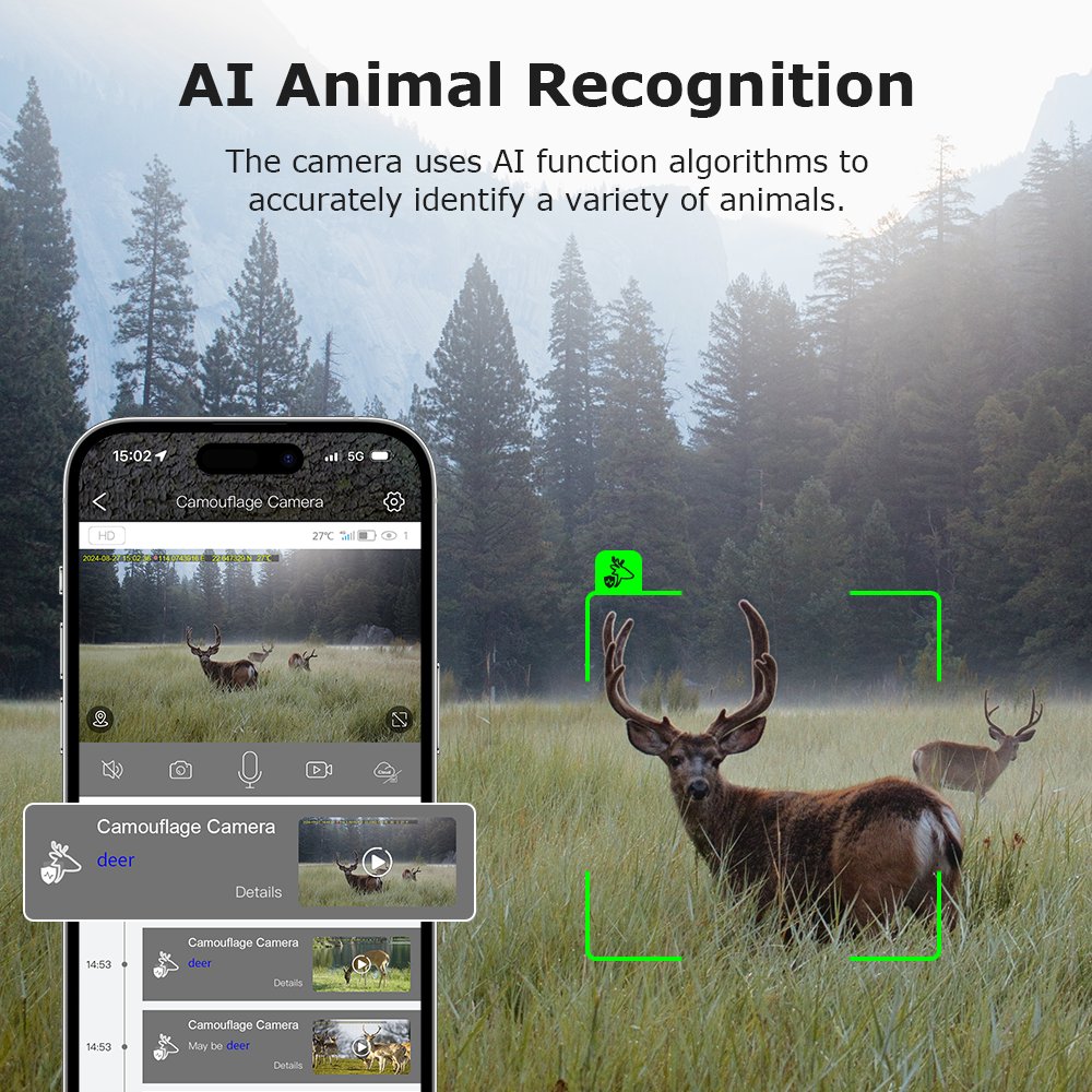CCTV System 3 PIR Wide Angel 4G Hunting Trail Solar Camera GPS Positioning Motion tracking IP66 Surveillance Camera Animal Track