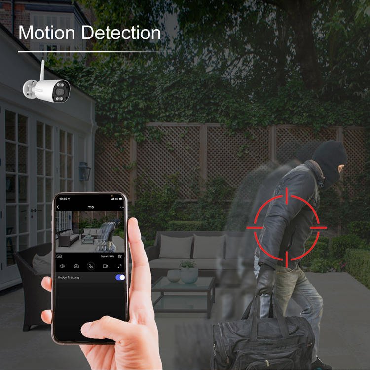 3MP 4Ch Color Night Vision Home Video Surveillance CCTV Camera System Full HD Wireless CCTV Kit Wireless Security Camera