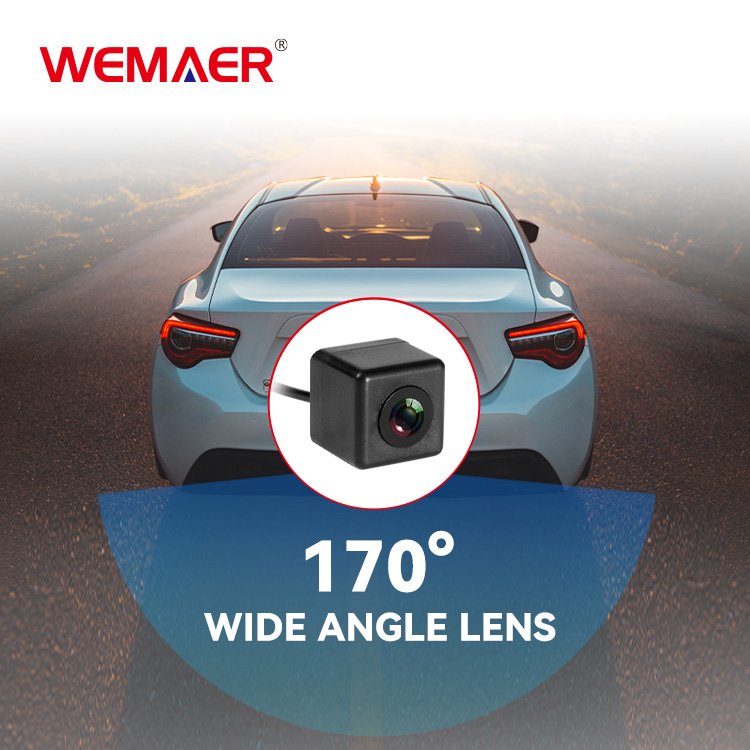 Wemaer Reversing Dual Surveillance 4 Channel Night Vision Dvr Dash Back 360 Interior HD Backup Reverse Car Camera for Benz BMW