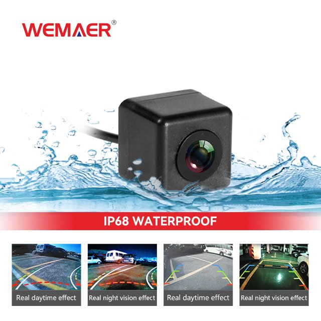 Wemaer Reversing Dual Surveillance 4 Channel Night Vision Dvr Dash Back 360 Interior HD Backup Reverse Car Camera for Benz BMW