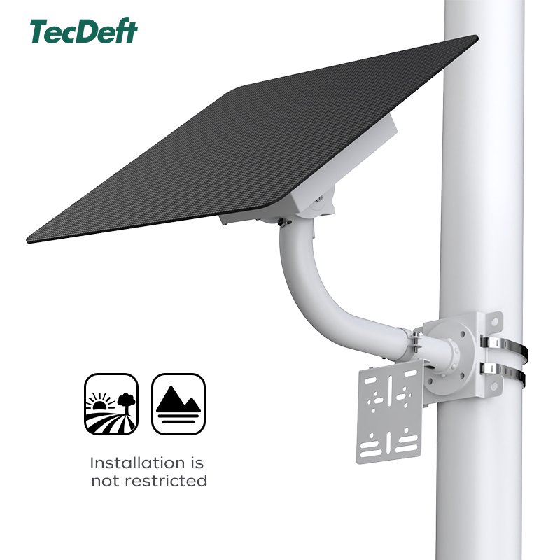 TecDeft Solar System Off-grid Energy Storage System Lithium Battery for Farm Outdoor 4G Router Lighting energi camera solar