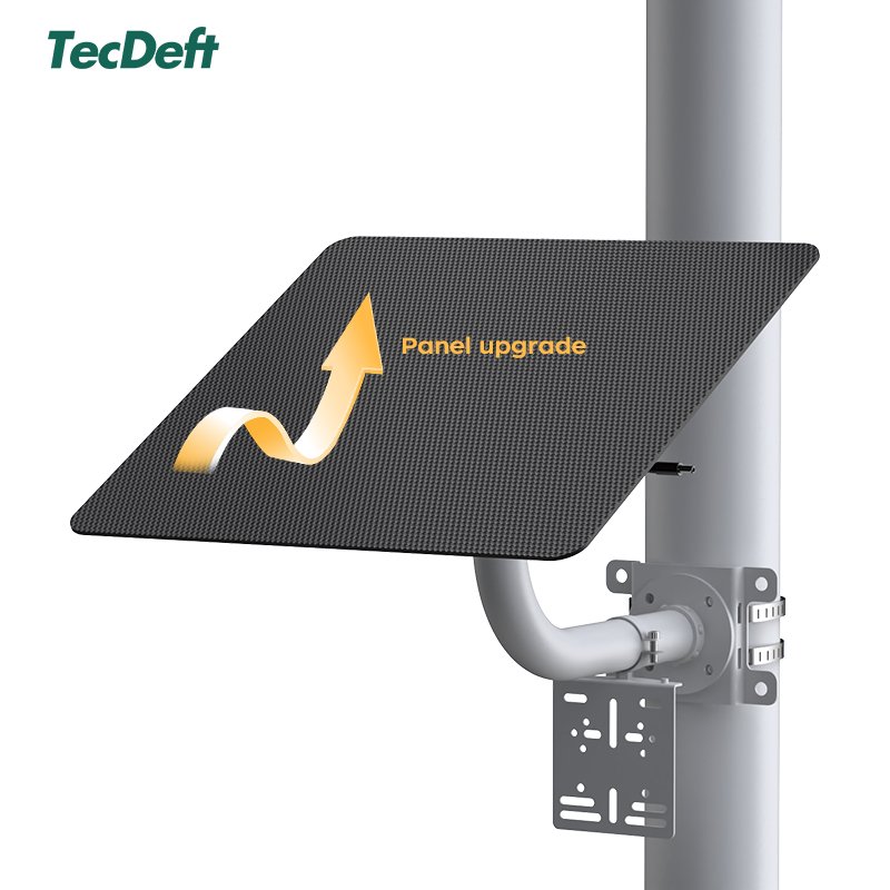 TecDeft Solar System Off-grid Energy Storage System Lithium Battery for Farm Outdoor 4G Router Lighting energi camera solar