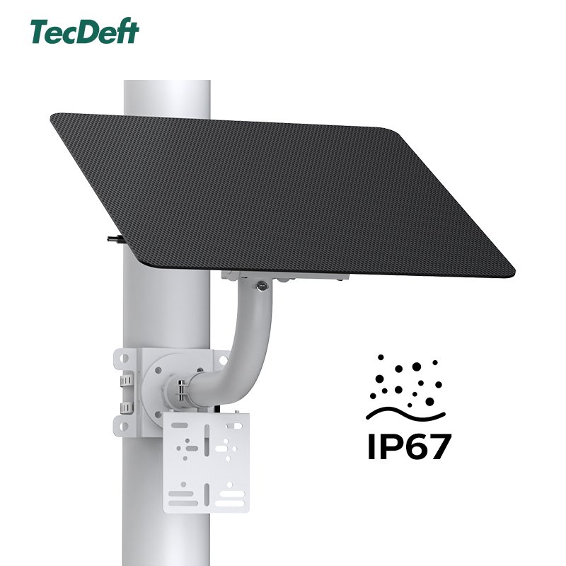 TecDeft Solar System Off-grid Energy Storage System Lithium Battery for Farm Outdoor 4G Router Lighting energi camera solar