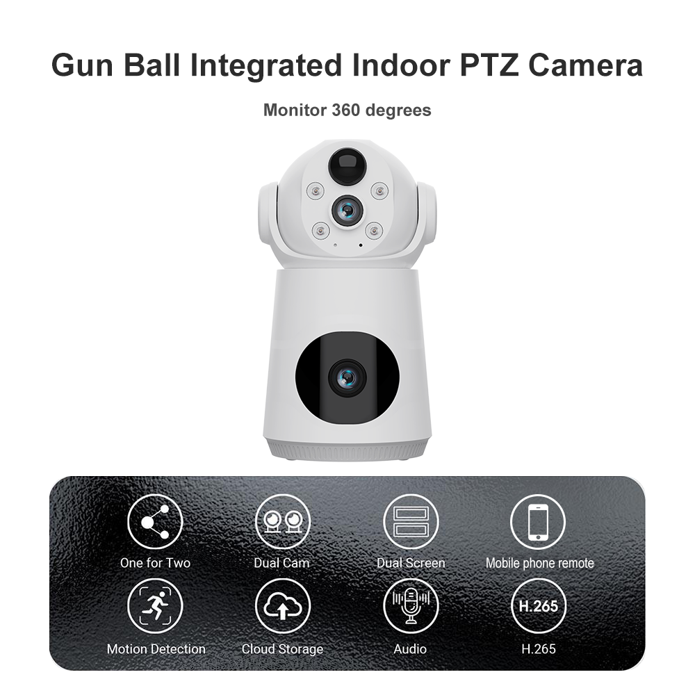 Baby Monitor Cheap WiFi 4MP Ultra HD Security Camera for Home with Crying Detection Night Vision Smart Home Indoor Nanny Camera