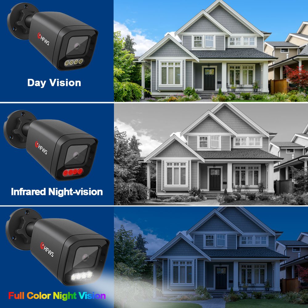 8MP Poe IP Camera 4K 25FPS Vehicle Detection Humanoid Detection Video Surveillance Security Cctv Camera System Outdoor Home