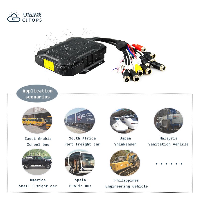 Citops Factory contados pasajeros mdvr lte 3g wifi gprs gps tracker mobile dvr Real-time Surveillance SSD 1080P mdvr