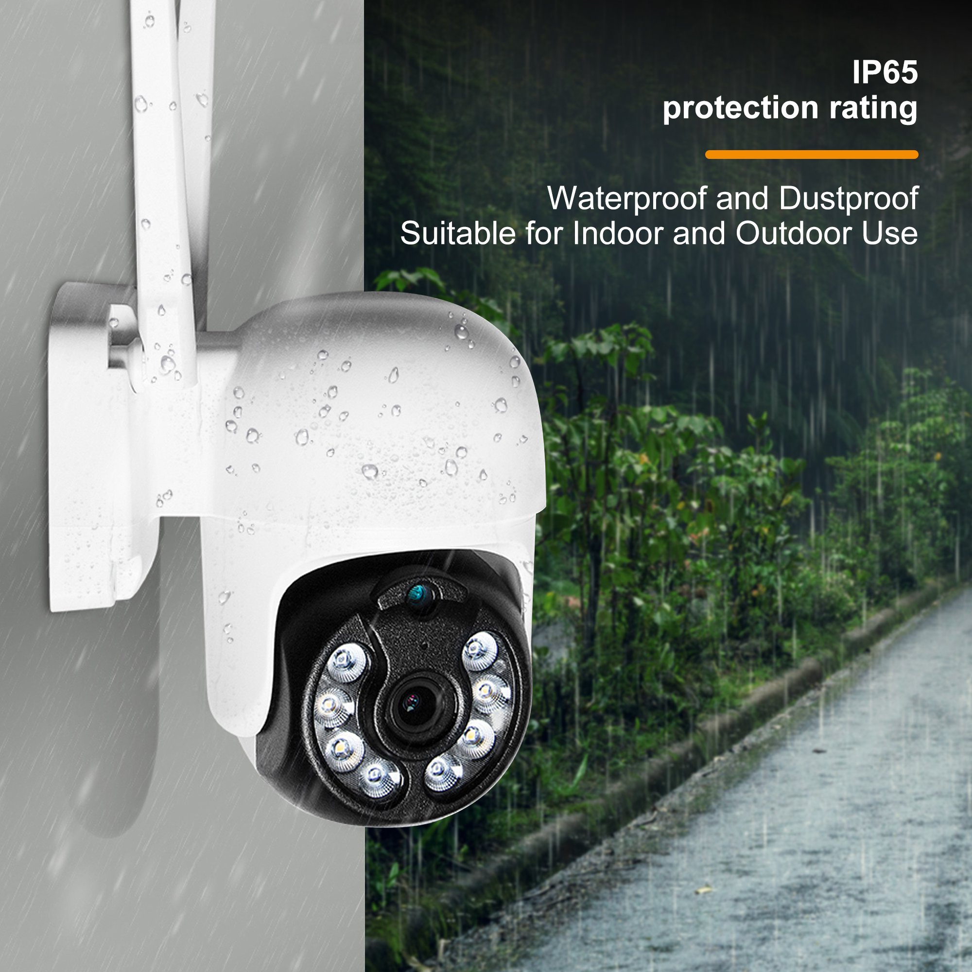 Promotion 4MP Wireless PTZ Security Camera Tuya Camera Motion Detection Night Vision Outdoor Human Detection Tuya Wifi Camera