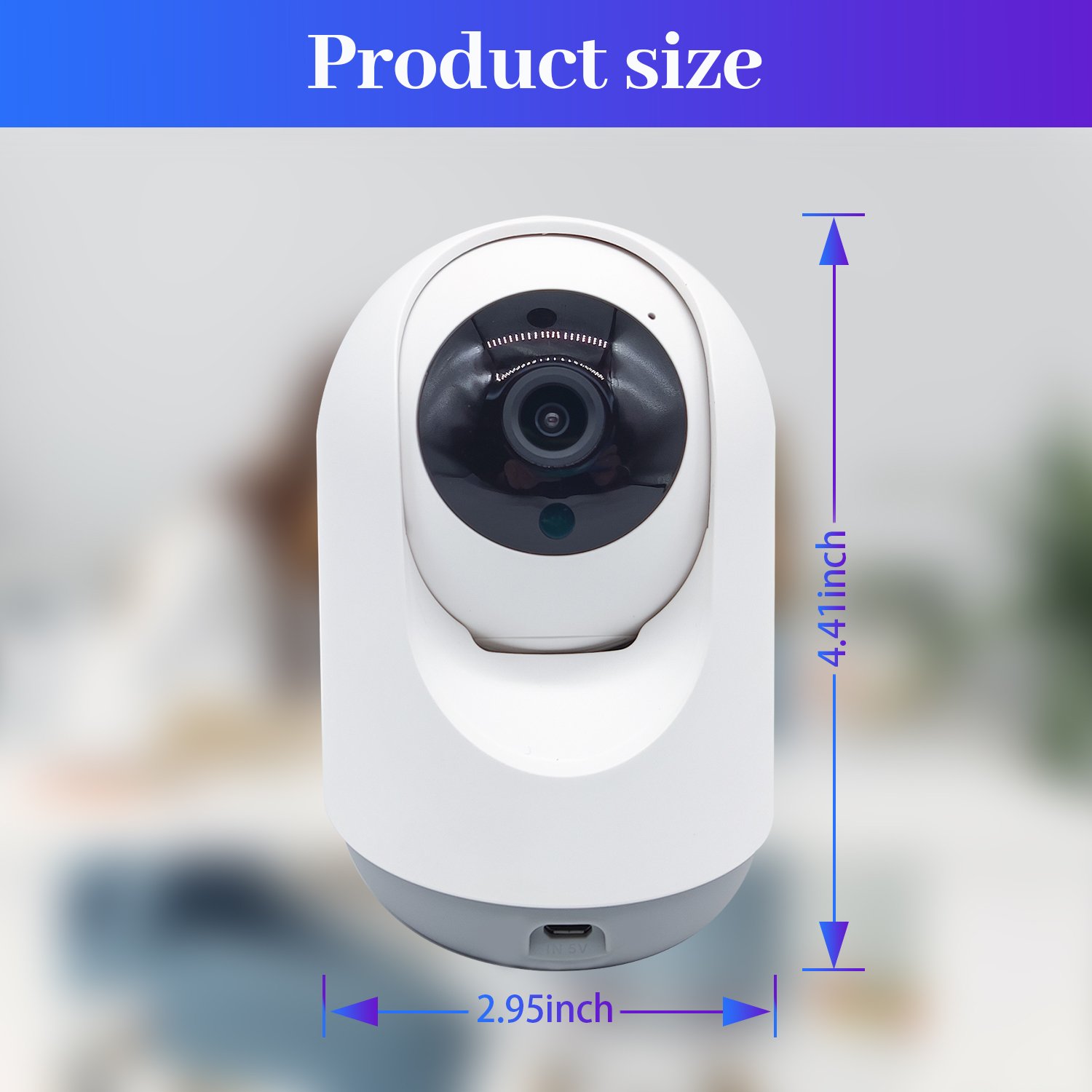 WESECUU 4MP 5MP Indoor AI Alarm Wireless PTZ Wifi Ip Cctv Camera De Surveillance Maison Cameras Kit For Home Security Baby TUYA