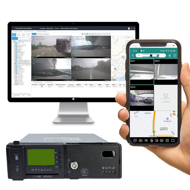 4G vehicle positioning navigation recorder traffic operation video surveillance terminal bus passenger shuttle