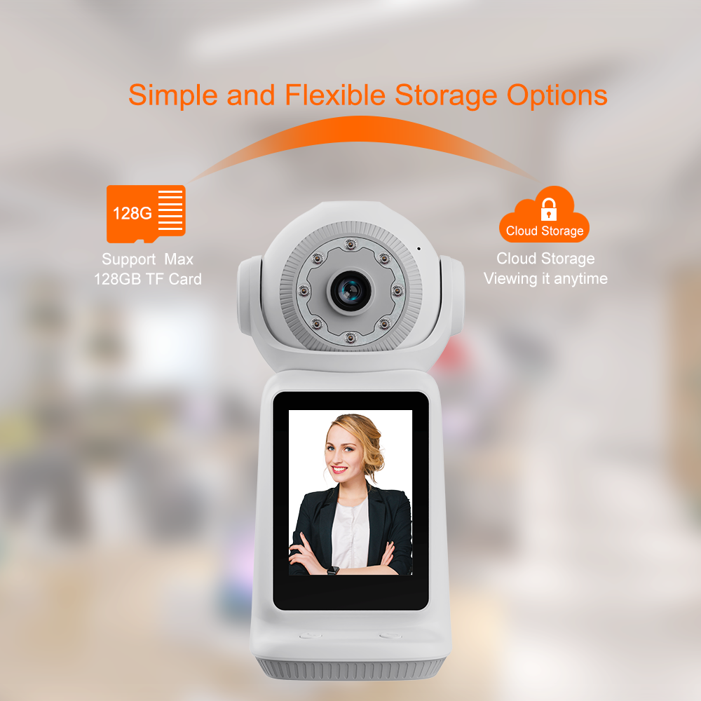 Video call WiFi Camera Home Security Two Way Video Calling Camera Monitor Camera with display