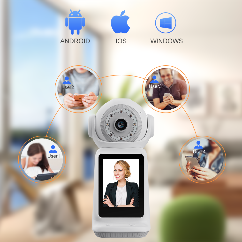 Video call WiFi Camera Home Security Two Way Video Calling Camera Monitor Camera with display