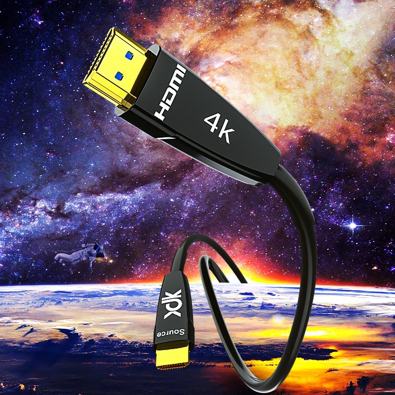 10m 20m 30m 50m 18Gbps 4K@60Hz 4:4:4 HDR HDCP2.2 Optical Cable Male to Male HDMI 4K for HDR TV LCD Laptop PS4