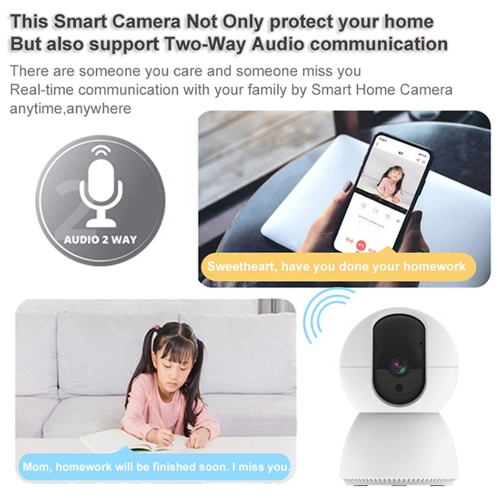 5G Tuya Smart HD Security Camera WiFi Dome IP Camera PTZ Wireless Home Surveillance System Two Way audio Motion Detection camera