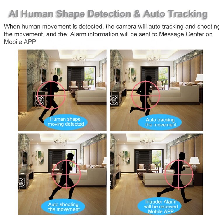 5G Tuya Smart HD Security Camera WiFi Dome IP Camera PTZ Wireless Home Surveillance System Two Way audio Motion Detection camera