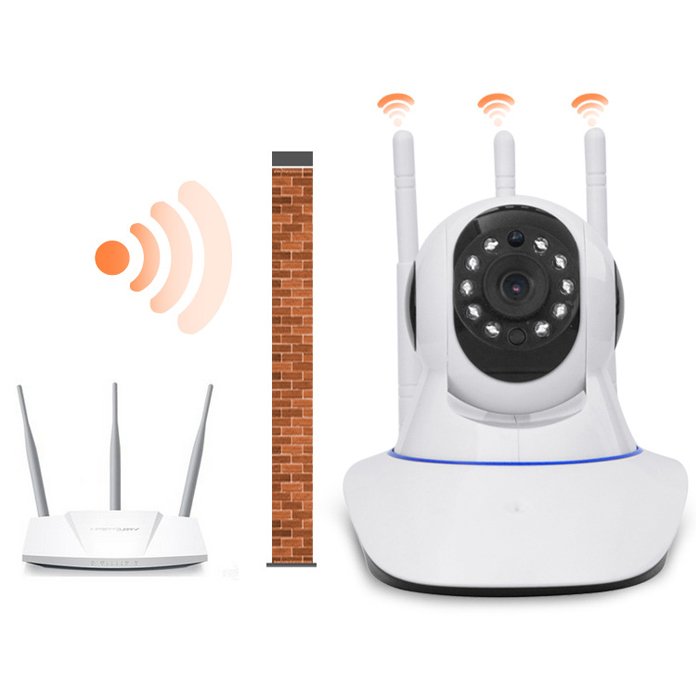 Hot Sale V380 WiFi Camera 1080P Wireless IP Camera De Surveillance 3 Antennas Home Security CCTV Wifi Baby Monitor