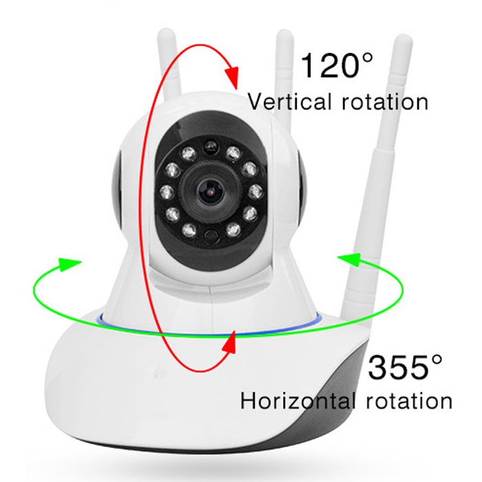 Hot Sale V380 WiFi Camera 1080P Wireless IP Camera De Surveillance 3 Antennas Home Security CCTV Wifi Baby Monitor