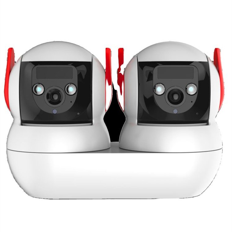 Rscamtom Two Lens IMOU Wifi Camera for Home Surveillance 4MP Motion Detection Camera for Baby Monitoring