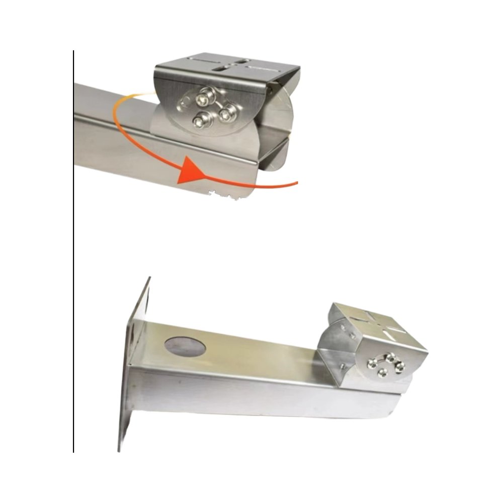 Large Telescopic Dome Camera Bracket Wall-Mounted Aluminum Alloy for Surveillance Monitor Accessory