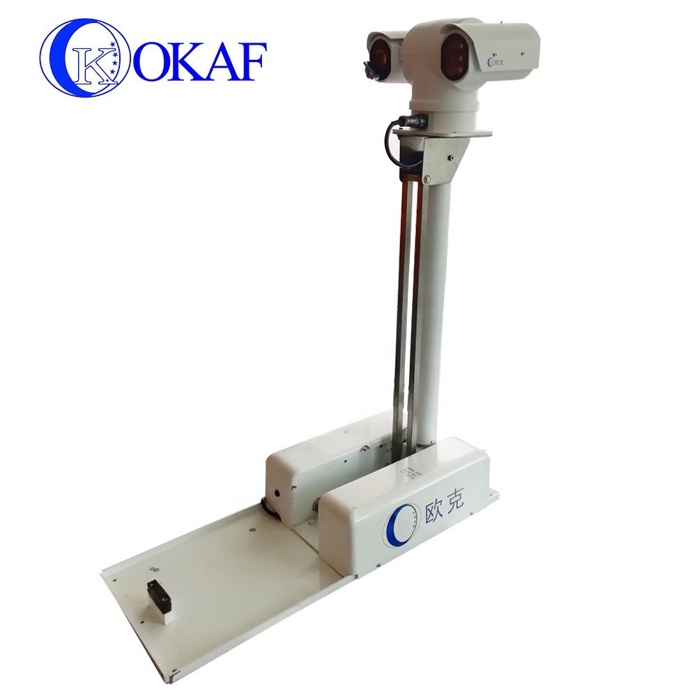 Mobile Video Surveillance System PTZ Camera Tower Vehicle Roof Mount Telescopic Mast