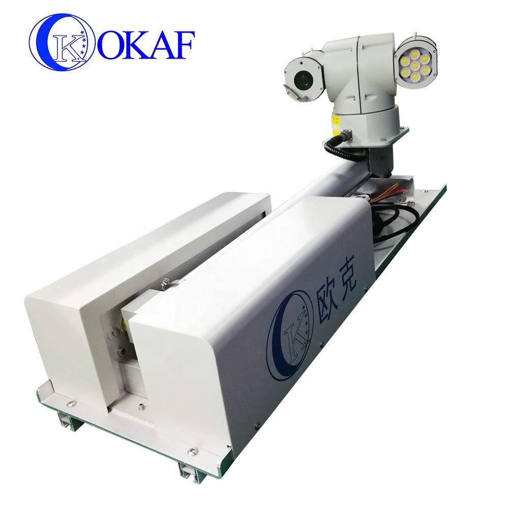 Mobile Video Surveillance System PTZ Camera Tower Vehicle Roof Mount Telescopic Mast