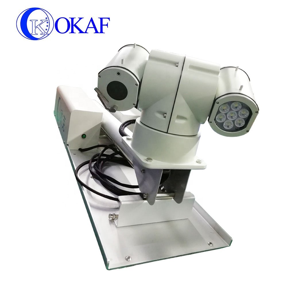 Mobile Video Surveillance System PTZ Camera Tower Vehicle Roof Mount Telescopic Mast