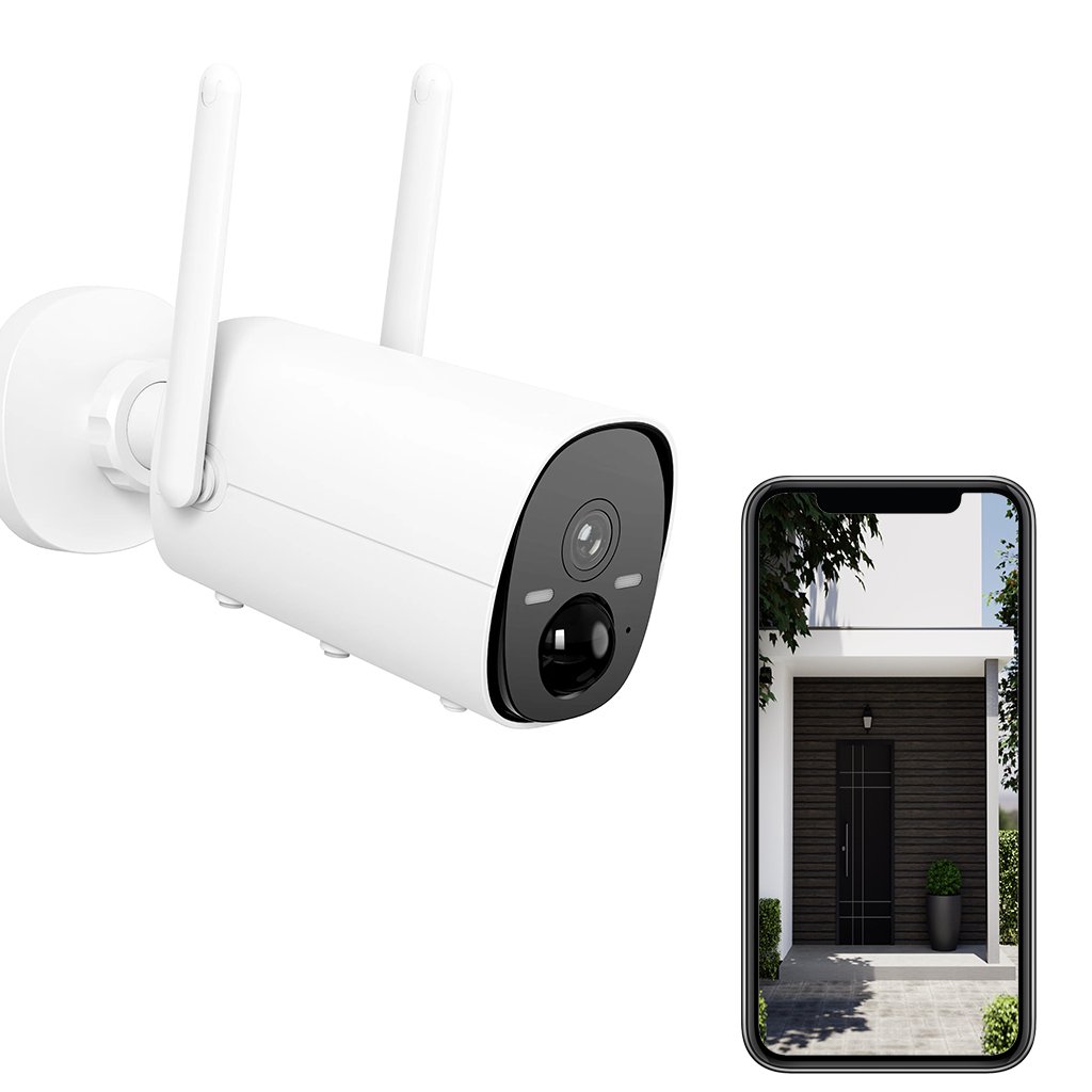 Maxkin 3MP Tuya App Smart Security Spotlight Network Video Surveillance Wireless Wifi Outdoor CCTV Camera Set System