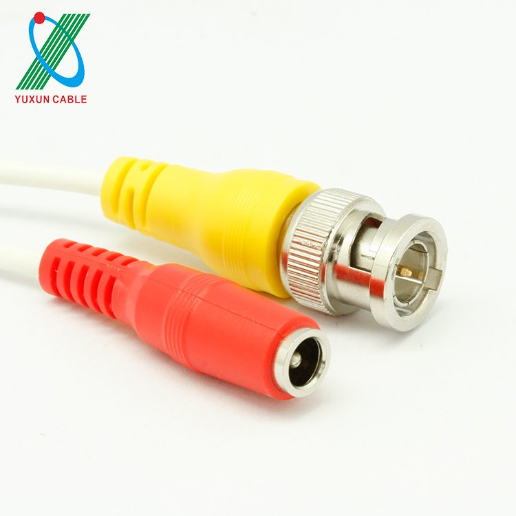 Pre-made bnd dc cable 50ft 100ft 150ft 200ft 1000ft cctv cable with audio