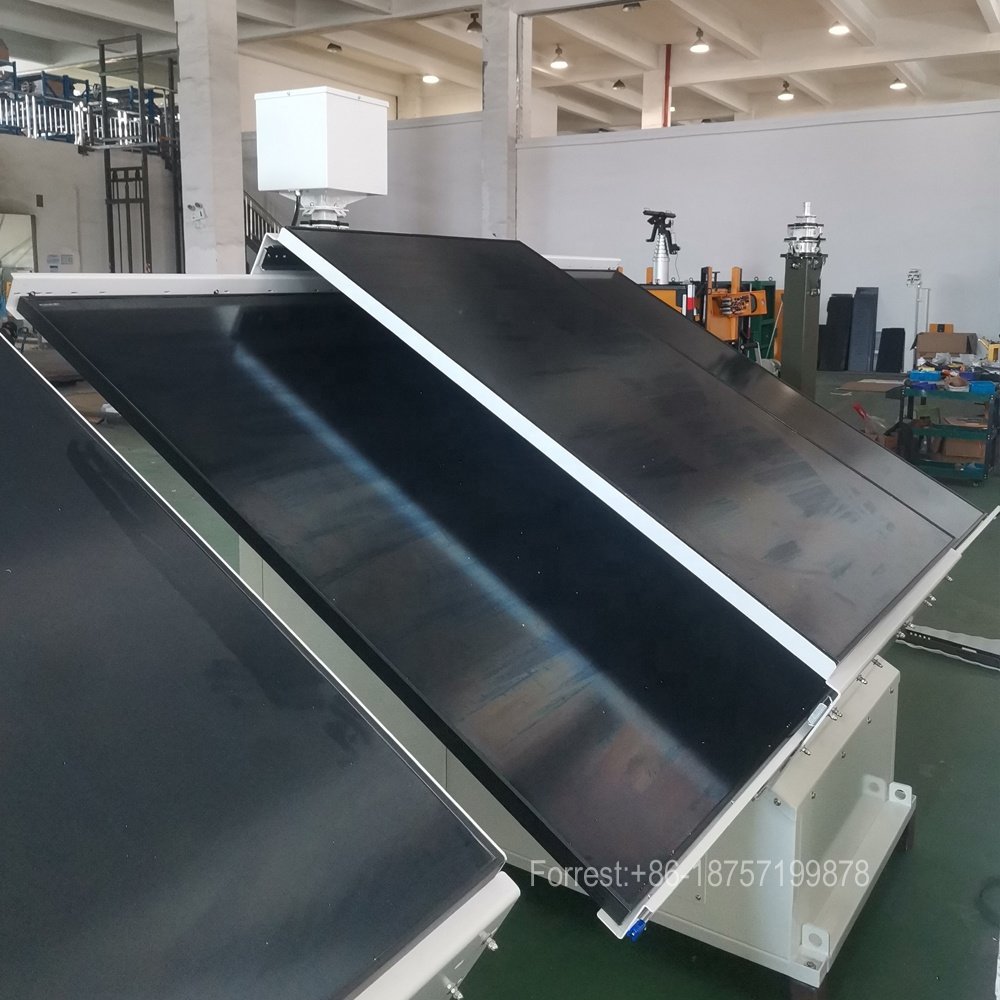 8m Manual Mast Skid Chassis Solar Mobile Surveillance Trailer for Monitoring