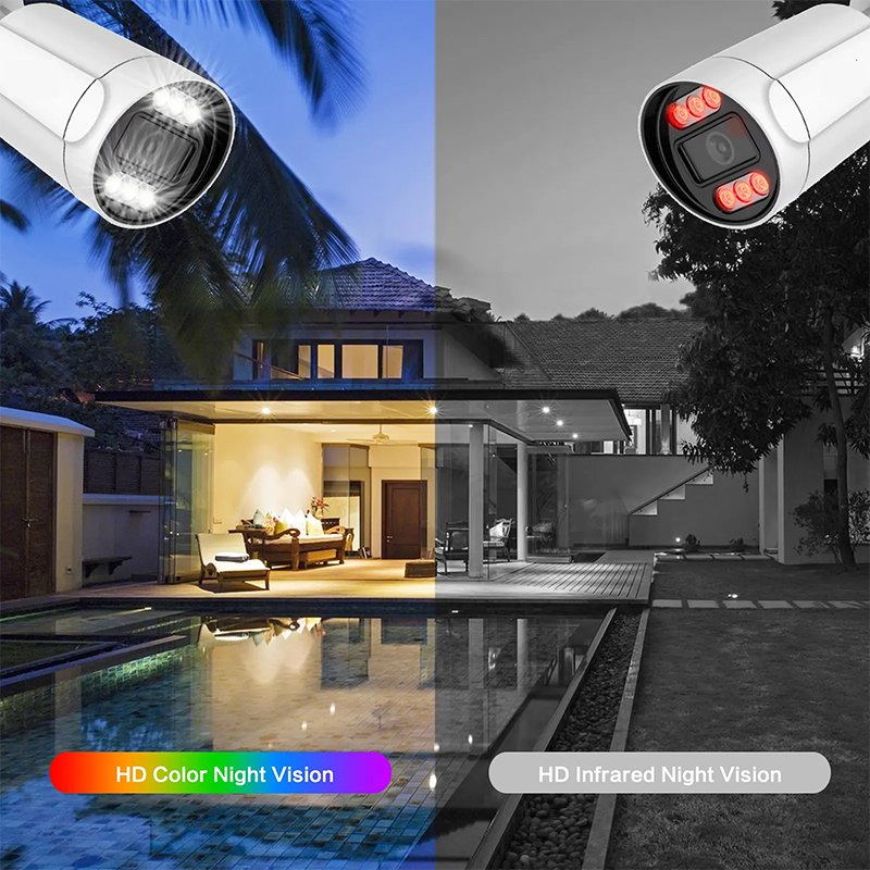 H.265 complete wired bullet ip66 16 camera nvr kit security surveillance 5MP poe 16 channel cctv camera system