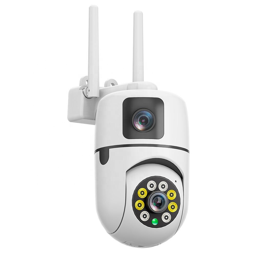 Audube 4K Wifi IP Network Camera Dual Lens System Ptz Motion Tracking Security 10X Optical Zoom Surveillance CCTV Home Camera