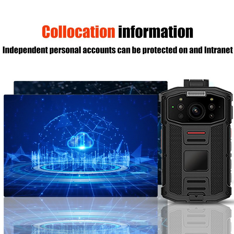 3.1 inch Touch High resolution law enforcement surveillance security wearable body cam policy equipment CCTV camera