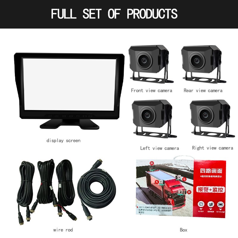 High Cost-Performance Ratio waterproof night vision 720P truck bsd camera system for Car/Truck/Bus Surveillance Parking Recorder