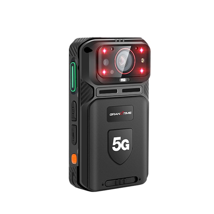 Advanced AI tech leading 5G cam BWC for government Audio Video Intercom Security 400 Long Hours Body Camera with big screen