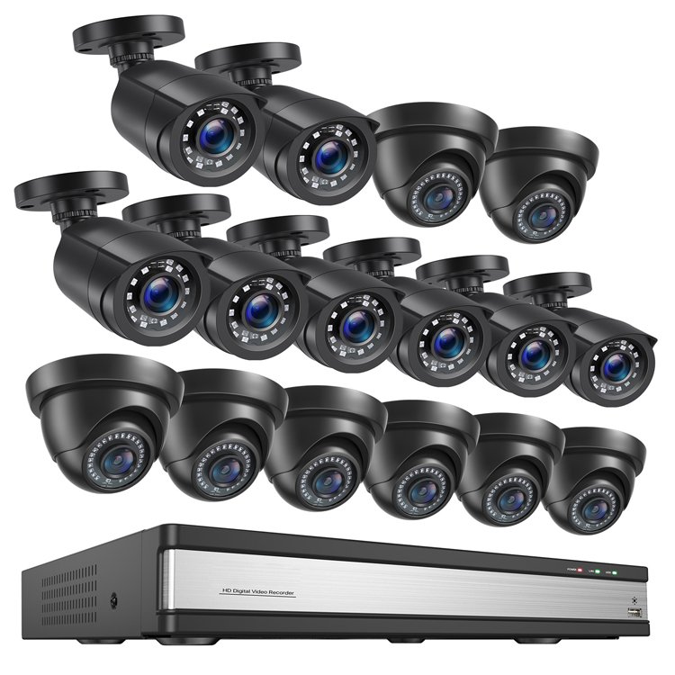 1080p Waterproof SmartCVBS/TVI/CVI/AHD Kit LITE VIDEO Cctv Set System Home Security outdoor 2mp Camera Surveillance System
