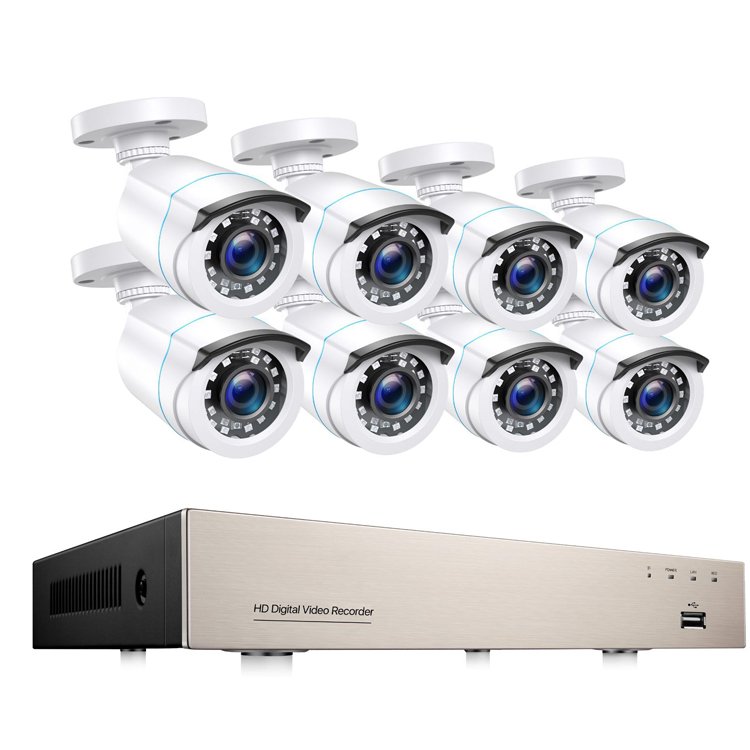1080p Waterproof SmartCVBS/TVI/CVI/AHD Kit LITE VIDEO Cctv Set System Home Security outdoor 2mp Camera Surveillance System