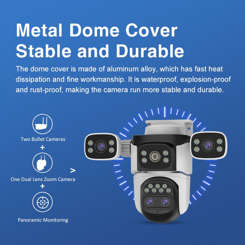 Vstarcam CS621ZS HD WIFI OEM ODM wifi Camera Waterproof Security System Wireless PTZ Floodlight Solar CCTV Camera