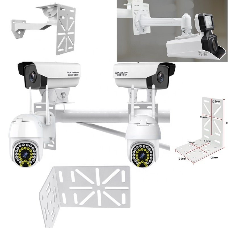 210X156mm Universal Metal Pole Column Mounting Loop Bracket for CCTV Security Camera PTZ Dome