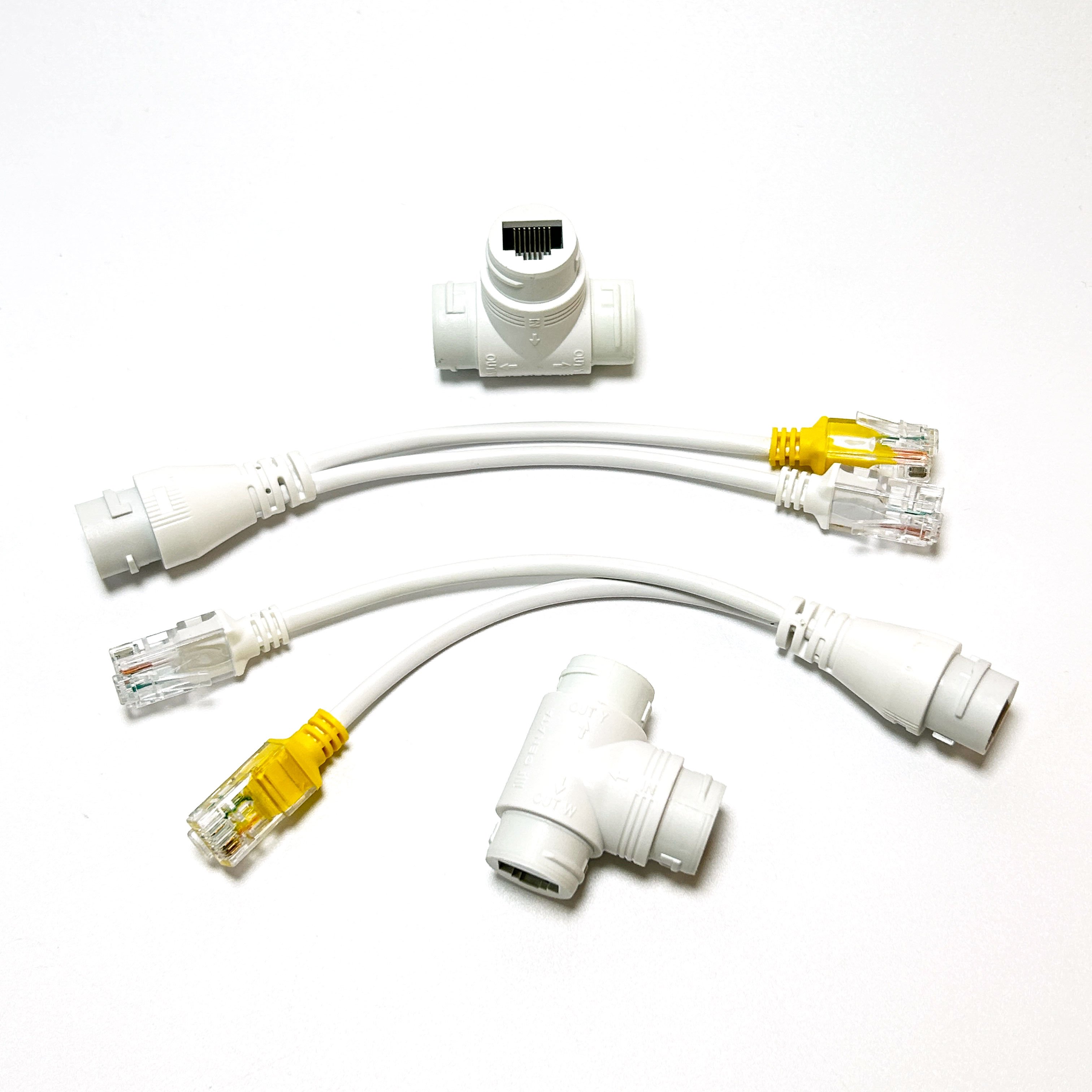 POE injector Separation Converter cctv Rj45 Female Connector Rj45 ip65 poe splitter for IP Camera