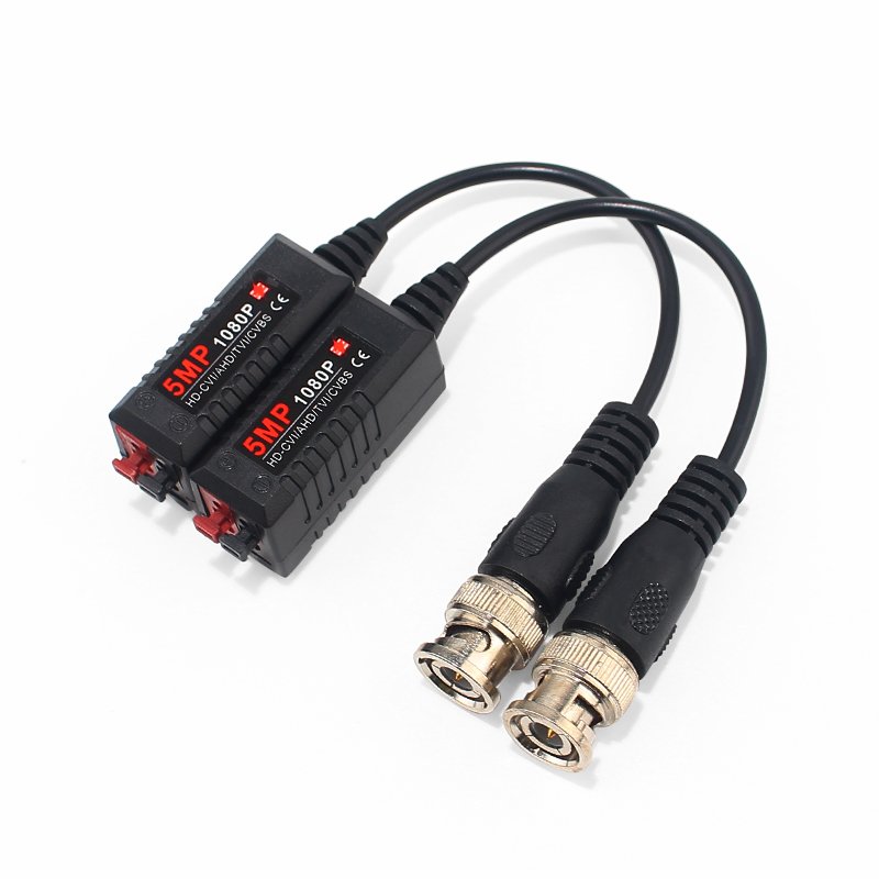Ground Loop Isolator Passive HD BNC Transceiver Transmitter UTP-Video-Balun-AHD-HDCVI-HDTVI UTP 1ch Precio Pasive Video Balun