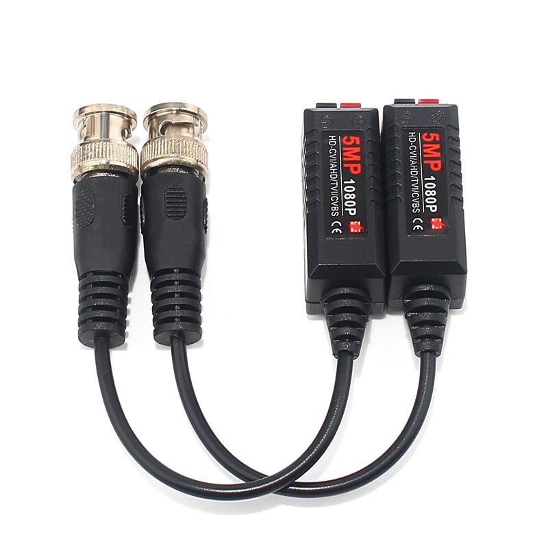Ground Loop Isolator Passive HD BNC Transceiver Transmitter UTP-Video-Balun-AHD-HDCVI-HDTVI UTP 1ch Precio Pasive Video Balun