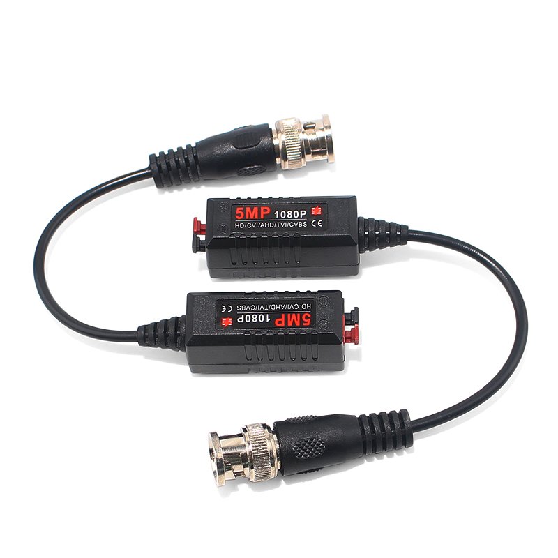 Ground Loop Isolator Passive HD BNC Transceiver Transmitter UTP-Video-Balun-AHD-HDCVI-HDTVI UTP 1ch Precio Pasive Video Balun