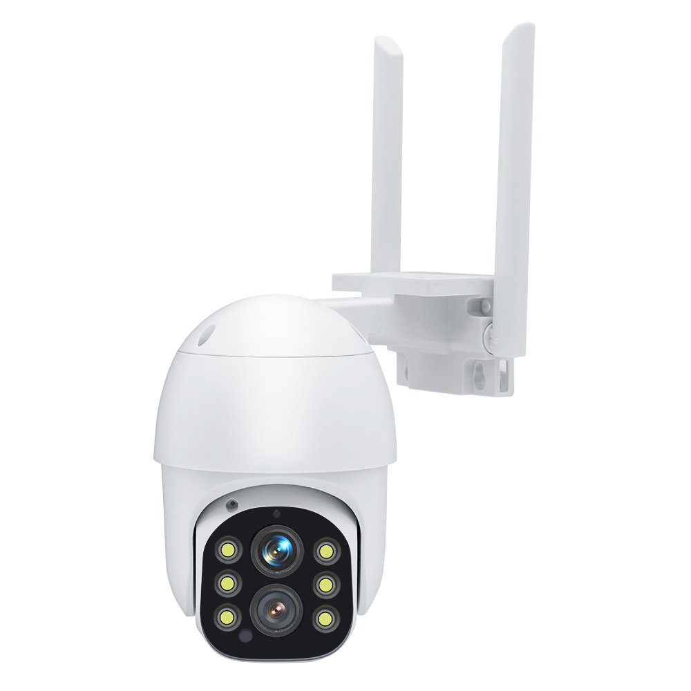 WESECUU Wireless 3.0MP Ptz Wifi Ip Auto Tracking Mini Dome Indoor Outdoor Cctv Surveillance Camera System For Home Security