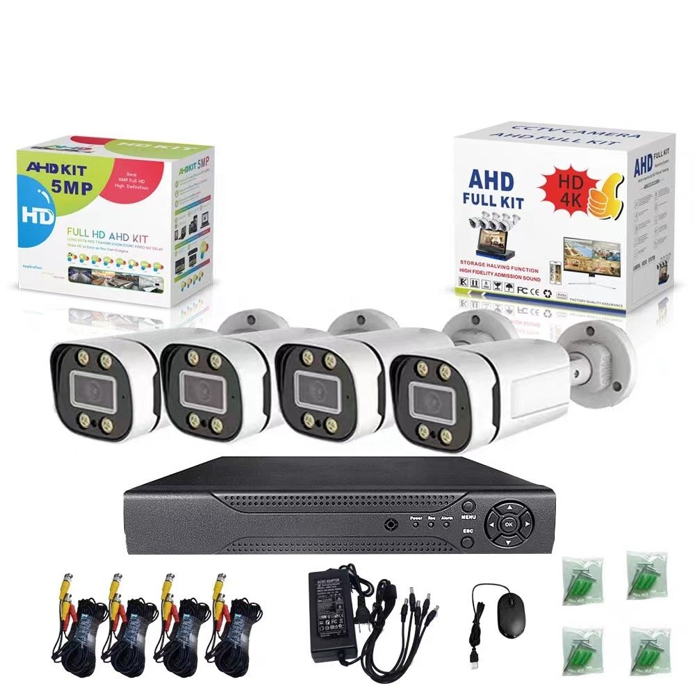 HD Wi-Fi Security Camera System Outdoor Waterproof Surveillance Video Recorder Monitoring Kit Home Security cameras ip camera