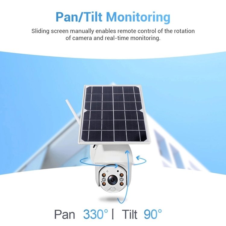 Intelligent Solar Energy Alert 360 Degree PTZ Security Cameras Surveillance System ASP-S10 Network Camera