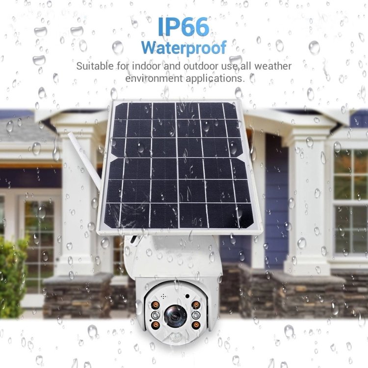 Intelligent Solar Energy Alert 360 Degree PTZ Security Cameras Surveillance System ASP-S10 Network Camera