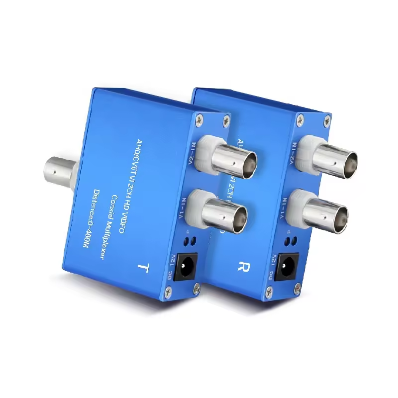 Coaxial HD Video Multiplexer AHD/CVI/TVI 2-Channel Monitor BNC Monitor Transmission 400M