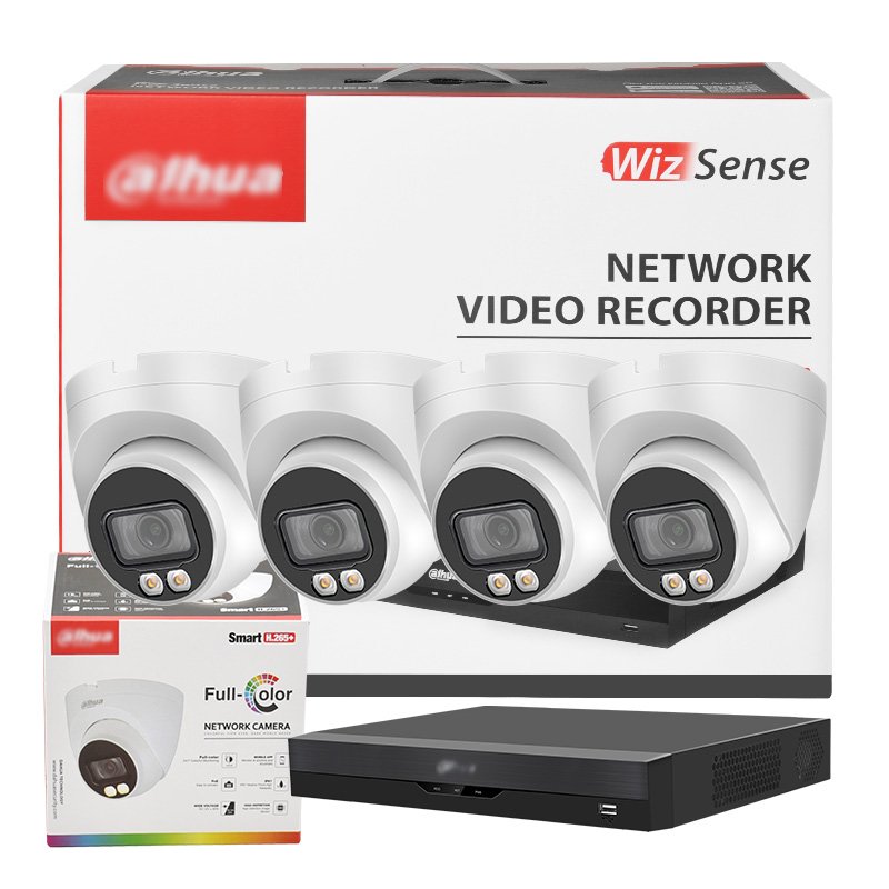 Original Dahua 8ch 4 channel 16ch POE NVR 4MP 8MP 5mp 6mp Bullet Dome HD Motion Detection Security Camera System